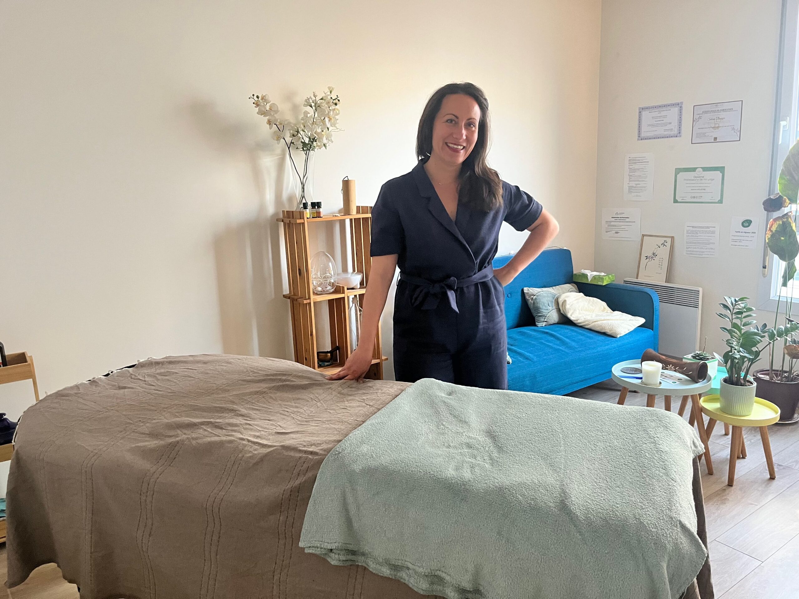 Je vous propose des massages bien-être dans mon cabinet à Lyon