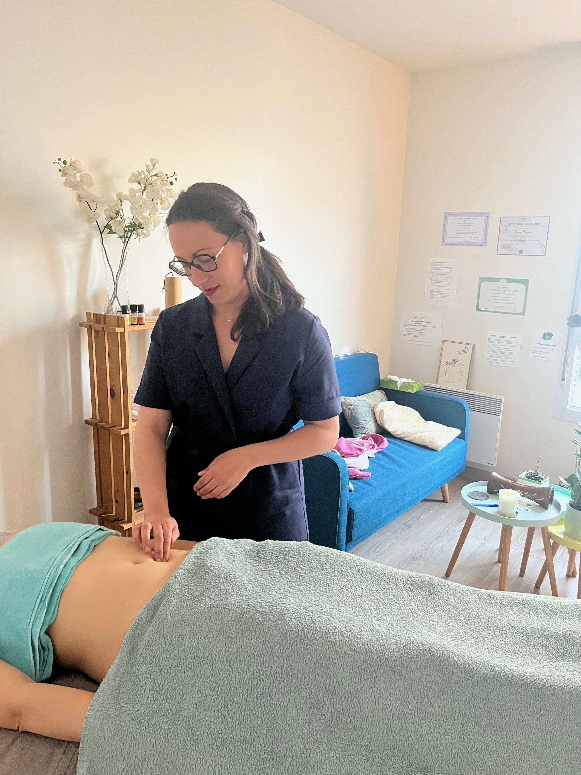 Je vous propose des massages bien-être dans mon cabinet à Lyon