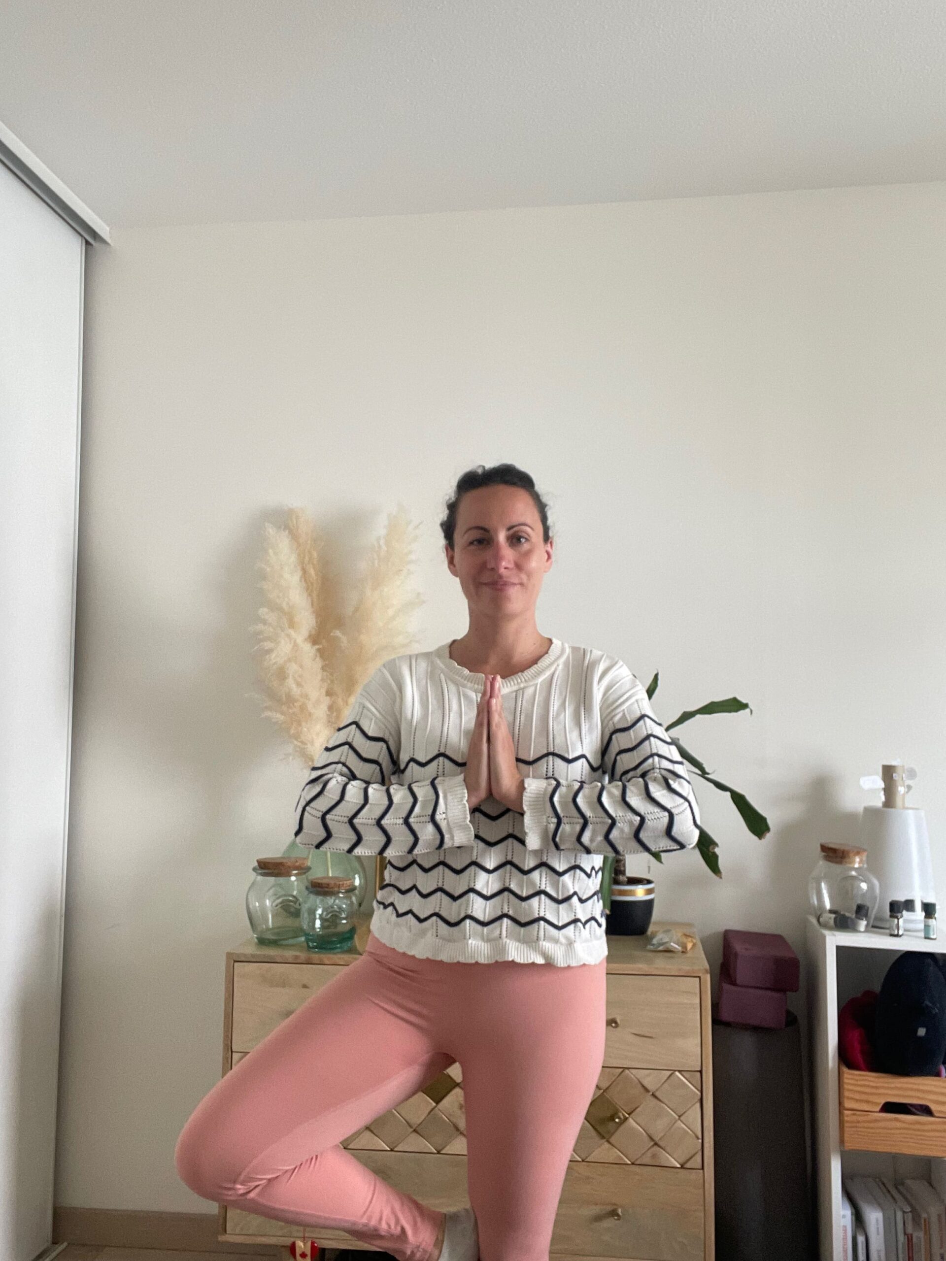 Avec le yin yoga, je vous aide à diminuer votre stress